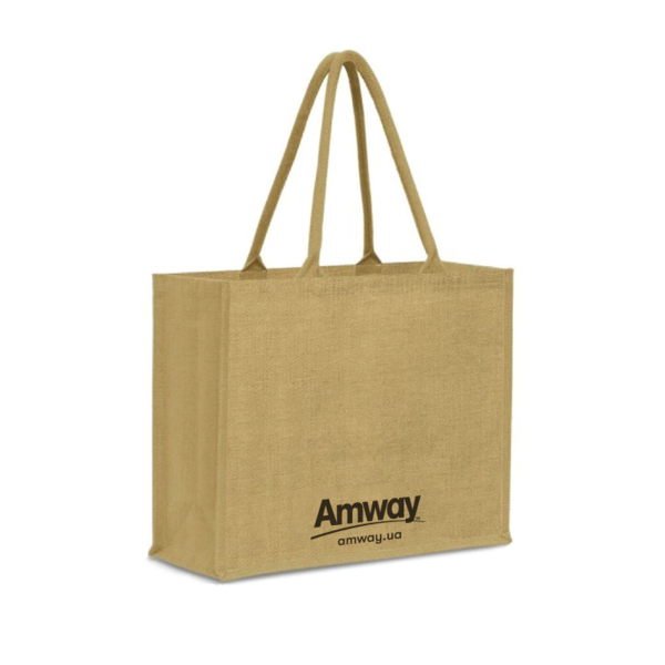 Джутовая сумка Amway (47 х 37 x 15 см)