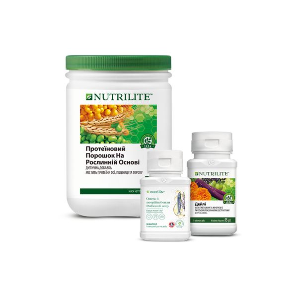 Nutrilite Базовое Трио с Дейли и новой Омегой (1 набор)