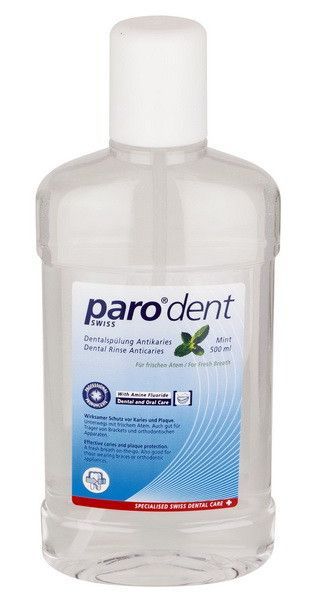 Paro DENT Ополаскиватель полости рта с аминофторидом, 500 мл. Paro DENT Ополаскиватель полости рта с аминофторидом, 500 мл.