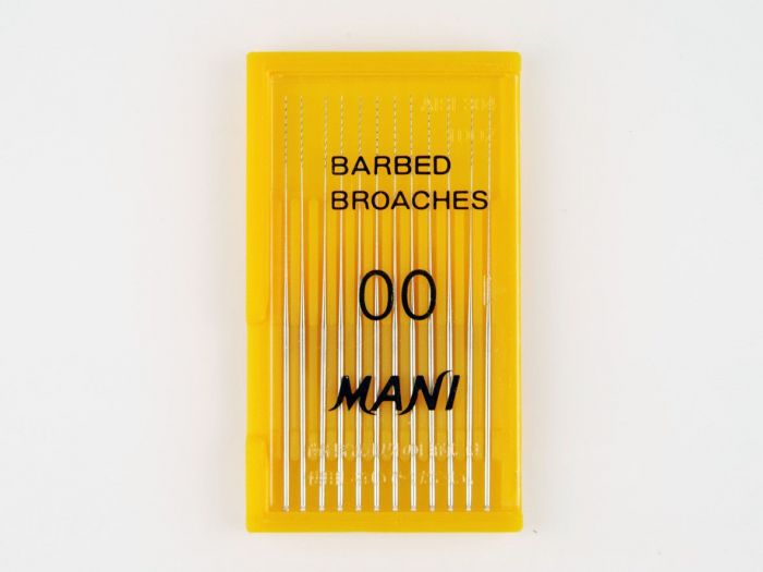 Пульпоэкстракторы ручные Barbed Broaches 52 мм (12шт.), МАNI