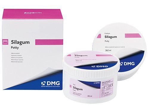 Оттискной материал Silagum, DMG Putty Standart (1база+1катализатор) 