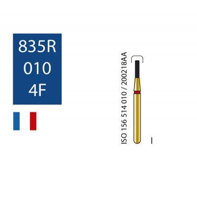 Бор алмазный Diatech красное кольцо 45 µм (F) ― мелкая зернистость 835 R - 010 - 4 F