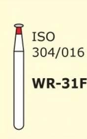 Бор алмазний MANI, 1 шт WR-31F (ISO 304/016) червоні