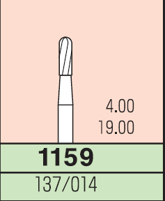 Карбидный бор Mani № 1159 (3 шт.)  Карбидный бор Mani № 1159 (3 шт.)