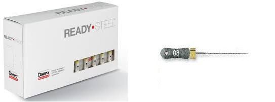 Ручные эндодонтические инструменты C + File Readysteel ,Dentsply (# 08 - 6шт/25мм) 