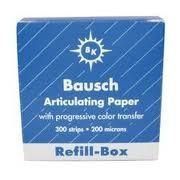 Артикуляционная бумага Bausch Refill-Box, 200 мк упаковка 300 шт