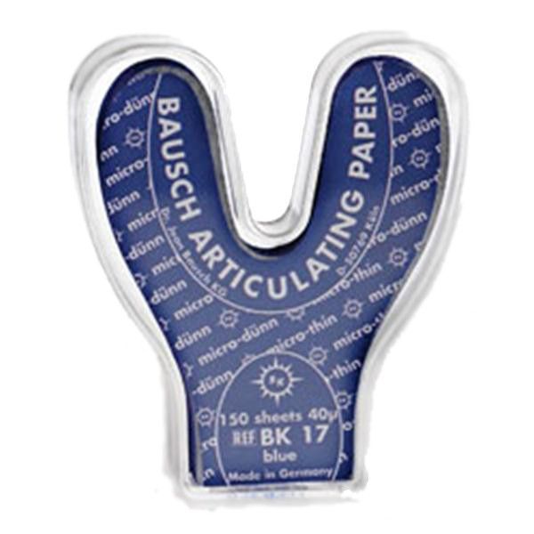 Окклюзионная бумага Arti-Check, Bausch 40мкм ВК17 (синий)  Окклюзионная бумага Arti-Check, Bausch 40мкм ВК17 (синий)