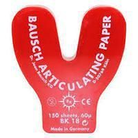 Окклюзионная бумага Arti-Check, Bausch 40мкм ВК18 (красный)  Окклюзионная бумага Arti-Check, Bausch 40мкм ВК18 (красный)