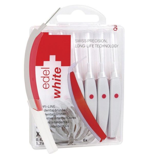 Edel+White, щётки Profi-Line для межзубных промежутков, XS (от 0,42 до 1,7 мм)