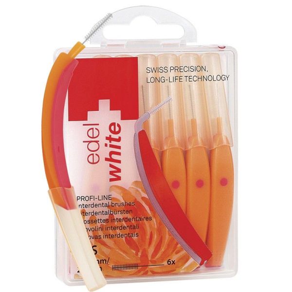 Edel+White, щётки Profi-Line для межзубных промежутков, SSS (0,45 до 2,0 мм)