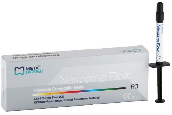 Наногибридный композит Nexcomp Flow Шприц 2г А1 Наногибридный композит Nexcomp Flow Шприц 2г А1