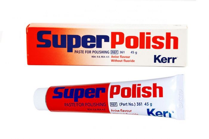 Паста для чистки и полировки естественных зубов,50 гр. Super Polish