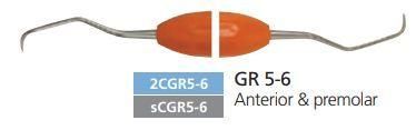 КЮРЕТА GRACEY с силиконовой ручкой, двухсторонняя Osung Кюрет Gracey 2CGR 5-6, Anterior, premolar.