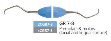 КЮРЕТА GRACEY с силиконовой ручкой, двухсторонняя Osung Кюрет Gracey 2CGR 7-8, Premolars, molars.