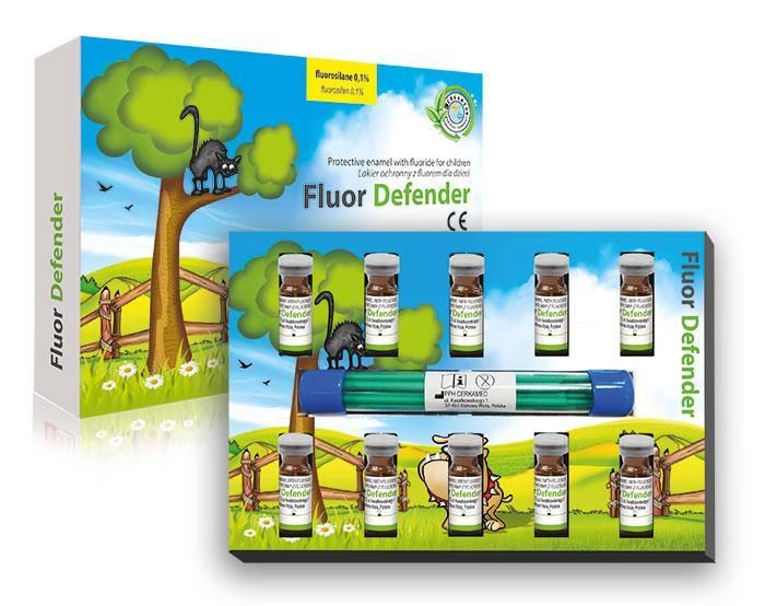 Fluor Defender защитный лак набор 10 х 1 мл