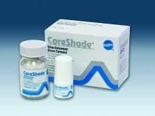 CoreShade GlasIonomer Base Cement - стеклоиномер для наращивание культи SHOFU 25 гр.+10 мл.