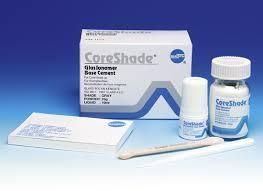 CoreShade GlasIonomer Base Cement - стеклоиномер для наращивание культи SHOFU 25 гр.+10 мл.