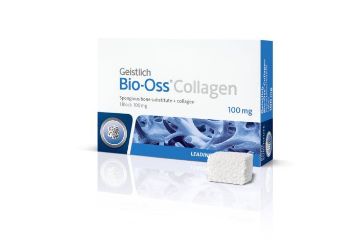 Блок Geistlich Bio-Oss Collagen, костнозамещающий материал 100мг