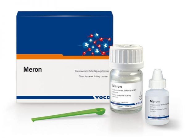 Стеклоиономерный цемент для фиксации коронок Meron,VOCO- (Мерон, ВОКО) Стеклоиономерный цемент для фиксации коронок Meron,VOCO- (Мерон, ВОКО)