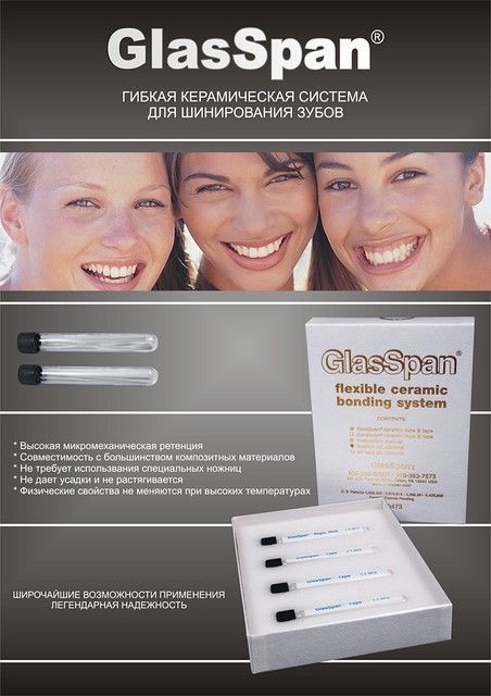 Гласспан (Glasspan) шинирующая нить или шнур 4 шт./уп.ТОЛЬКО 1,5 мм.