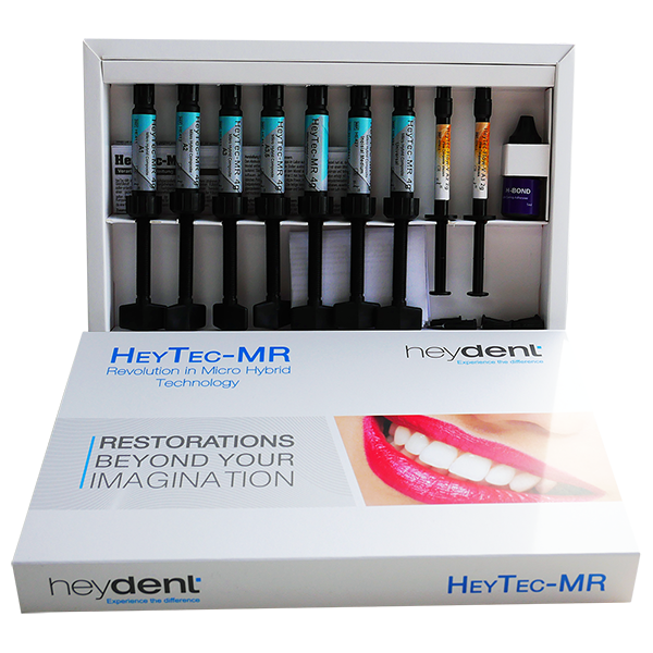 HeyTec-MR Композит светового отверждения,Heydent GmbH, Германия System Kit, 7 шприцов (A1, A2,