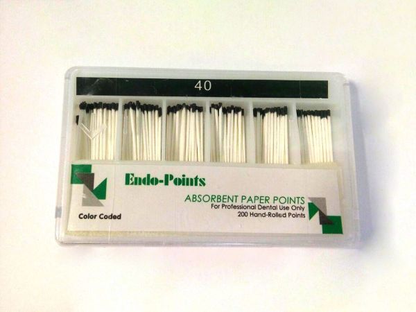 Штифты бумажные ENDO POINTS 200шт №20