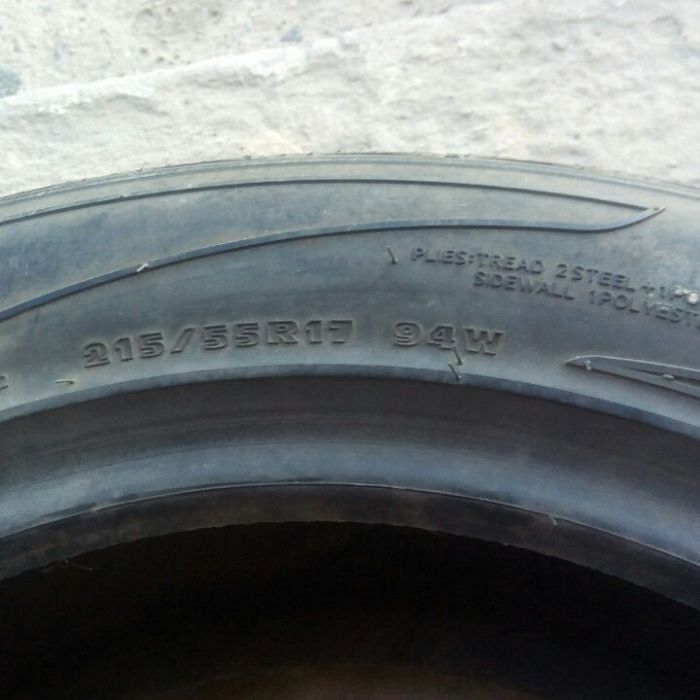 Шина hankook ventus prime б/у 215/55/r17 В НАЛИЧИИ 1 ШТ.