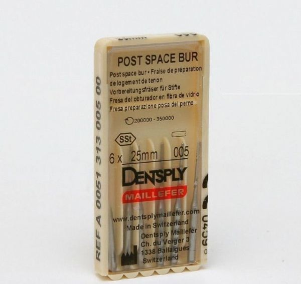 Бор для подготовки пространства под штифт Post Space,Dentsply Maillefer (Швейцария) уп./6 шт.25мм Бор для подготовки пространства под штифт Post Space,Dentsply Maillefer (Швейцария) уп./6 шт.25мм