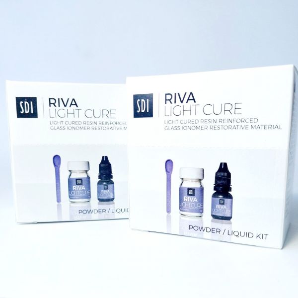 Cклоіономерний пломбувальний матеріал Riva Light Cure (15г + 7,2мл) 