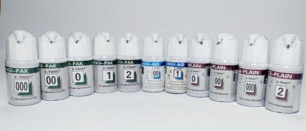 Нитка Gingi-Plain (фіолетова) без пропітки 274 см, №000