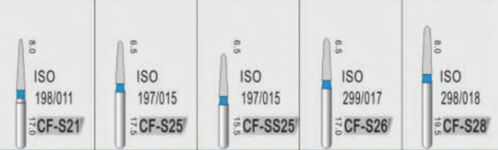 Стоматологические боры DIAMOND BURS CF-S