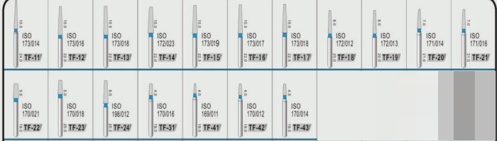 Стоматологические боры DIAMOND BURS TF