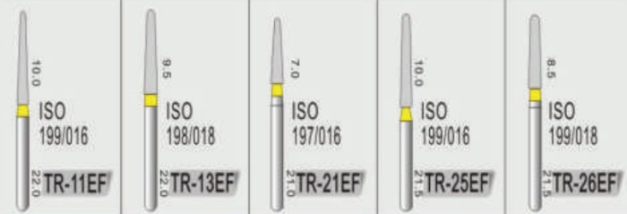 Стоматологические боры DIAMOND BURS  TR