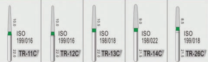 Стоматологические боры DIAMOND BURS  TR